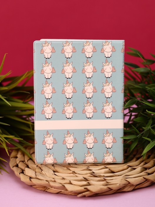 ОБЛОЖКА ДЛЯ ПАСПОРТА Unicorn Blue, плотность 600 мкм 