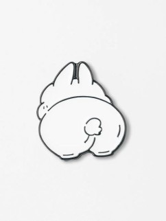 Значок металлический iLikeGift &quot;Fluffy tail&quot;