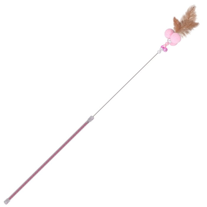 Игрушка-удочка для животных "Дразнилка" (55 см), mix 