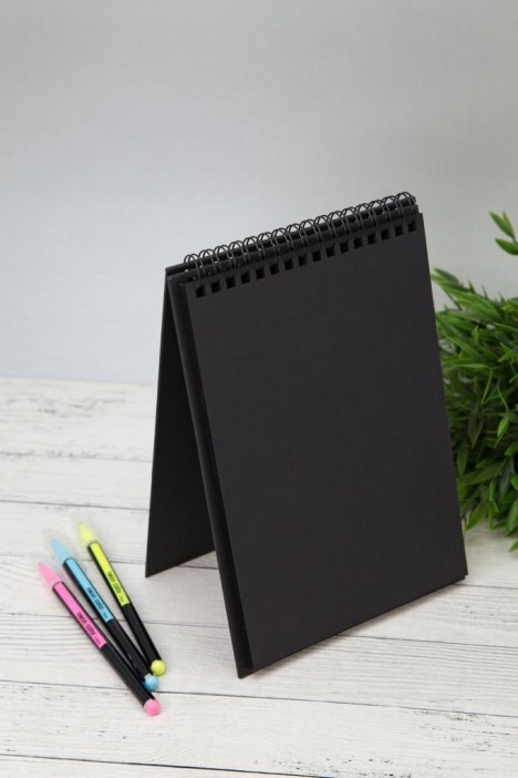 Фотоальбом "Relief", black (22,5 х 15 см) 