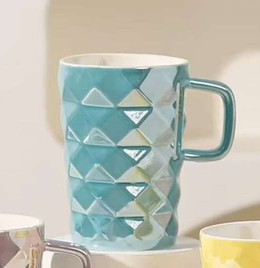 Кружка керамическая  &quot;Simple Geometry&quot;, blue 