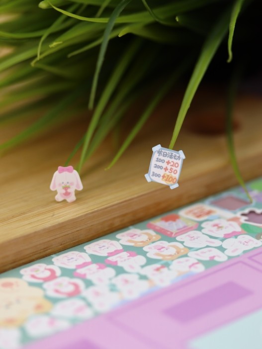 Наклейки-игра &quot;Showcase lilac new&quot; (20,5*11,5 см) 