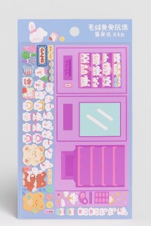 Наклейки-игра &quot;Showcase lilac new&quot; (20,5*11,5 см)