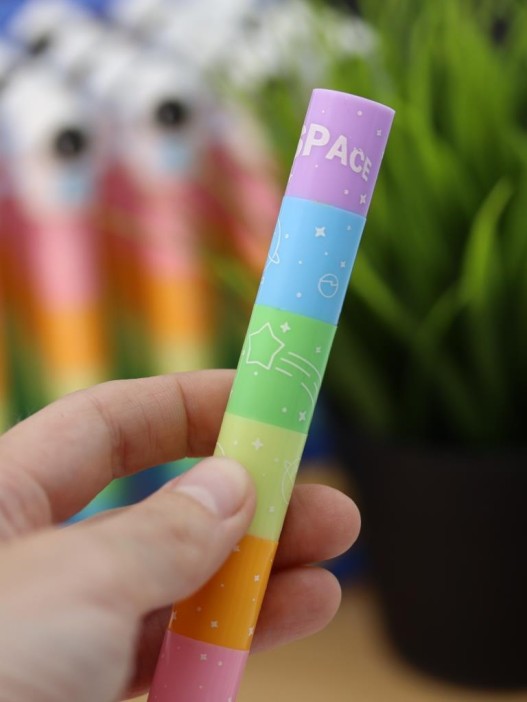 Разноцветные мелки &quot;Happy astronaut&quot;, 6 в 1, rainbow 