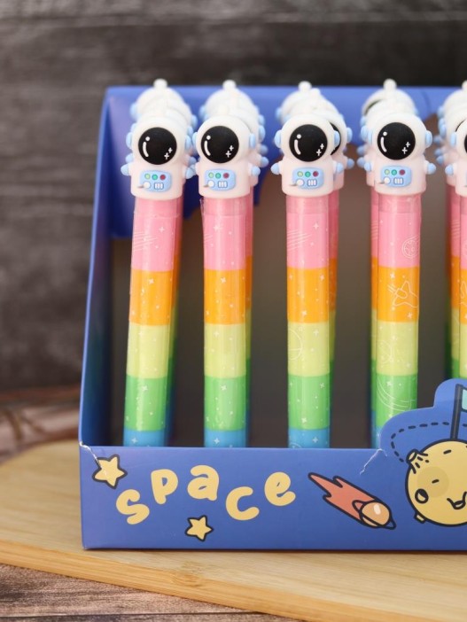 Разноцветные мелки &quot;Happy astronaut&quot;, 6 в 1, rainbow 