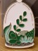 Серьги GIRLY &quot;Green leaf&quot; 