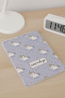 Скетчбук Аниме «Many unicorn», 14х20 см,  плотность 100 гр