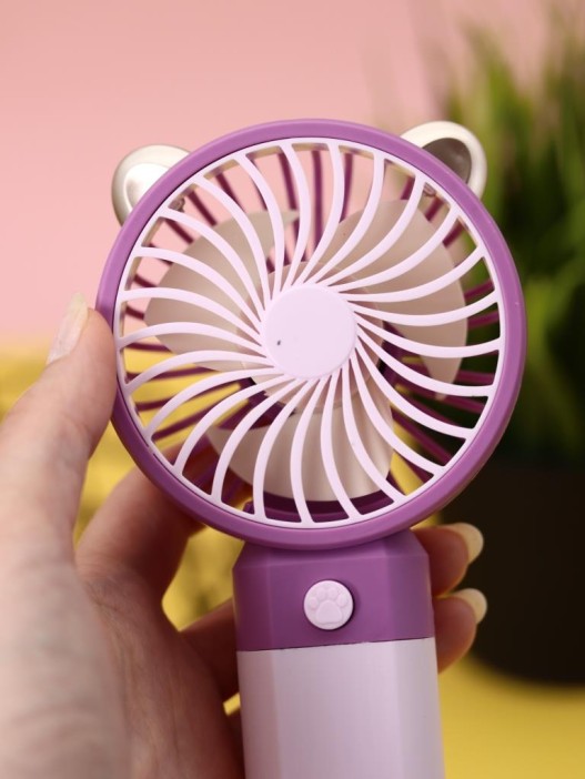 Портативный ручной вентилятор iLikeGift «Desktop wind», purple 