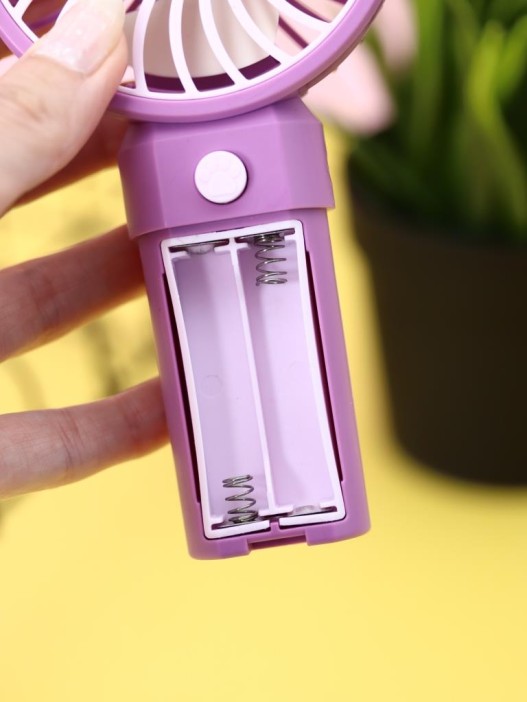 Портативный ручной вентилятор iLikeGift «Desktop wind», purple 