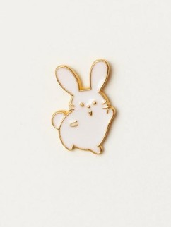 Значок металлический iLikeGift &quot;Friendly bunny&quot;