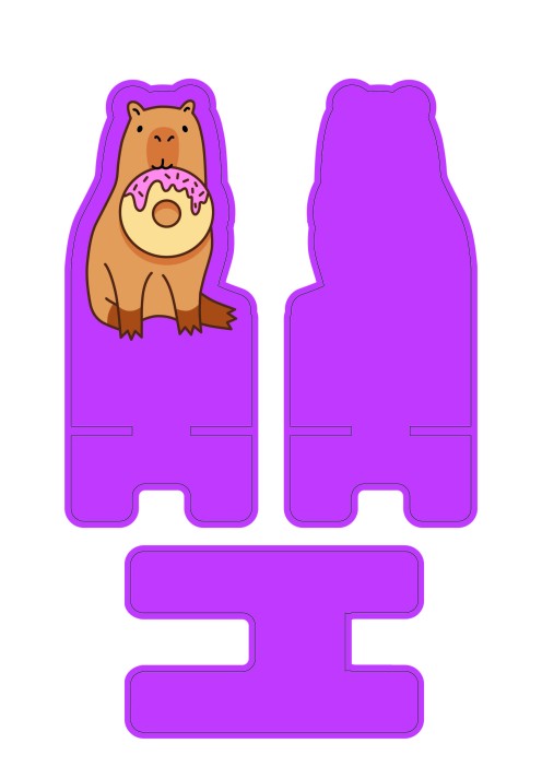 Подставка под телефон/планшет «Capybara donut» 