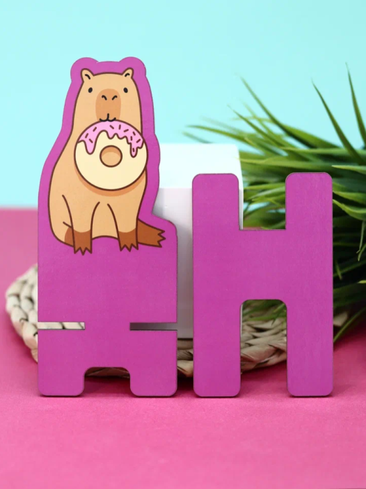Подставка под телефон/планшет «Capybara donut» 