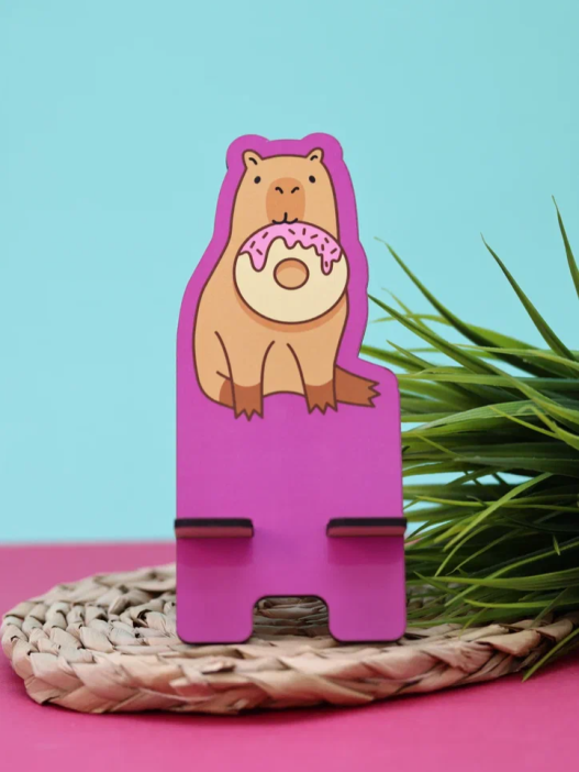 Подставка под телефон/планшет «Capybara donut» 