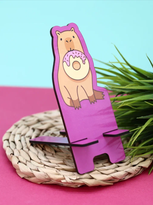 Подставка под телефон/планшет «Capybara donut» 