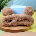 Повязка на голову GIRLY "Плюшевые ушки", коричневая