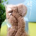 Повязка на голову GIRLY "Плюшевые ушки", коричневая