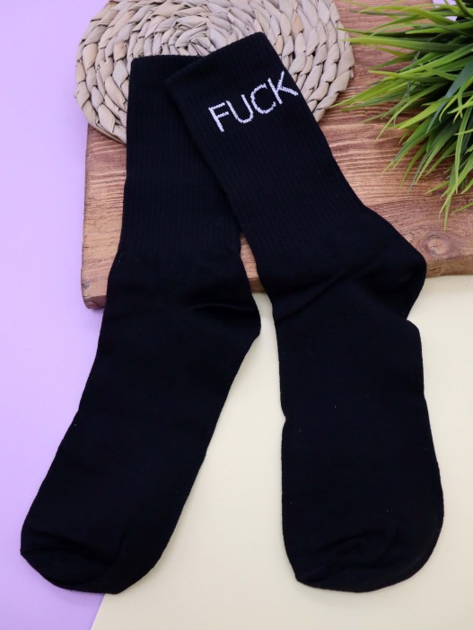 Носки мужские «Fuck», чёрный, р. 40-45 