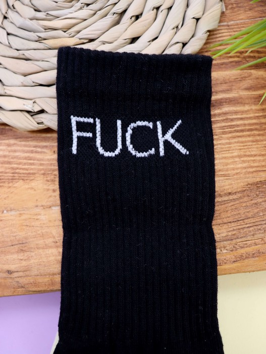Носки мужские «Fuck», чёрный, р. 40-45 