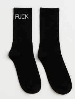 Носки мужские «Fuck», чёрный, р. 40-45