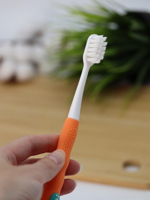 Зубная щётка для взрослых iLikeGift &quot;Birdie bite&quot;, orange (19 см) 