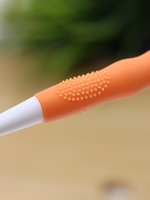 Зубная щётка для взрослых iLikeGift &quot;Birdie bite&quot;, orange (19 см) 