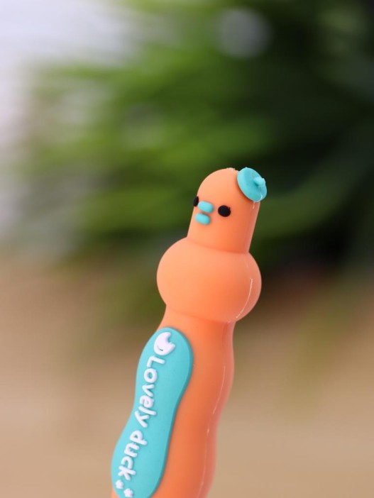 Зубная щётка для взрослых iLikeGift &quot;Birdie bite&quot;, orange (19 см) 