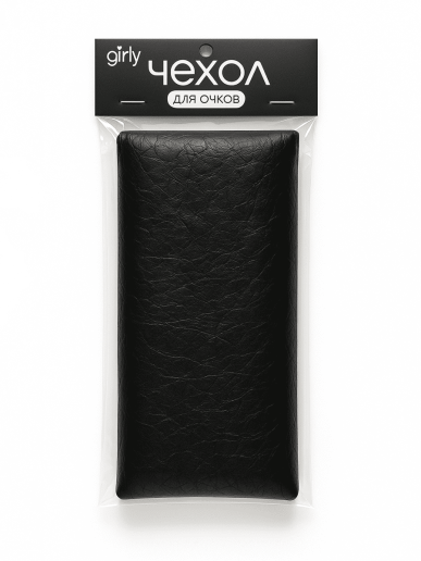 Чехол для очков GIRLY "Velvet View", black