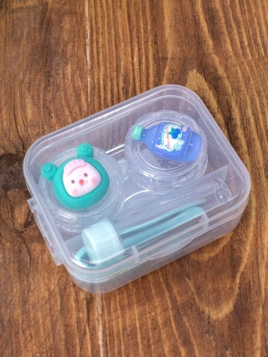 Контейнер для линз &quot;Funny animals&quot;, dino 