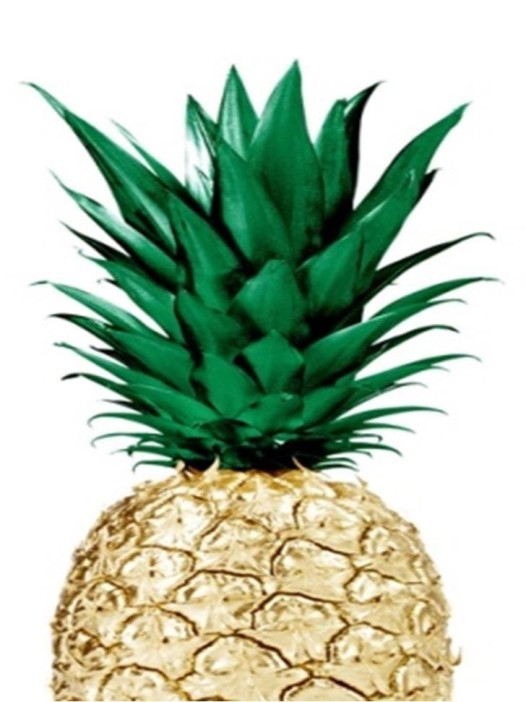 Алмазная мозаика без подрамника &quot;Ананас&quot;, 15х20 см 