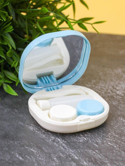 Контейнер для линз &quot;Purebred Cat&quot;, blue-smoke 