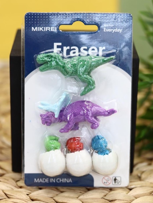 Ластики &quot;Dino eggs&quot;, 5 шт. в наборе 