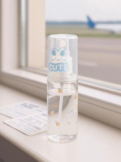 Дорожная бутылочка "Cute rabit", blue (60 ml)