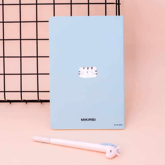 Тетрадь(A5) "Head Котик", blue 