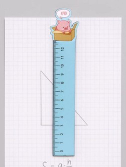 Линейка ECO из дерева «Хрю»