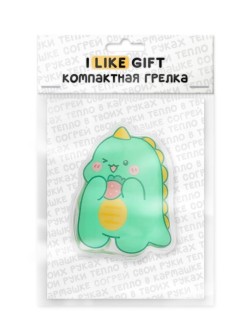 Карманная грелка многоразовая iLikeGift "Милый динозавр", микс