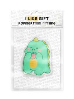 Карманная грелка многоразовая iLikeGift "Милый динозавр", микс