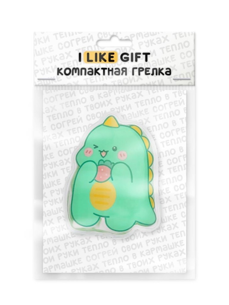 Карманная грелка многоразовая iLikeGift "Милый динозавр", микс