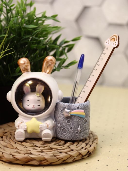 Ночник - подставка для канцелярских принадлежностей «Wendy Rabbit», yellow star 