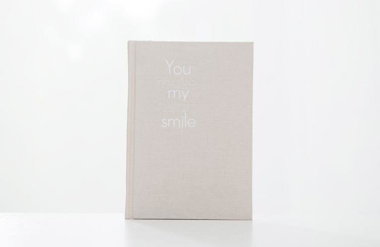 БЛОКНОТ "You make my heart smile" white