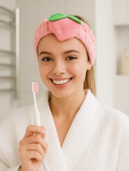 Повязка на голову "Peach", red