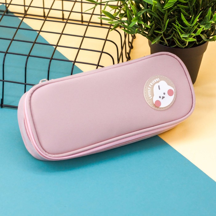 Пенал "Cute head hare", pink 