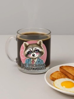 Кружка "Я не опаздываю. Я задерживаюсь", 320мл