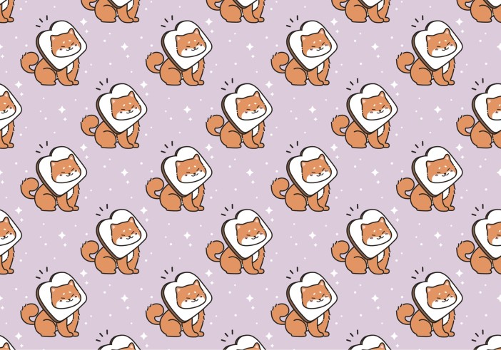 Обложка для паспорта Аниме «Many shiba inu sandwich», плотность 600 мкм 