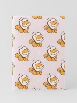 Обложка для паспорта Аниме «Many shiba inu sandwich», плотность 600 мкм