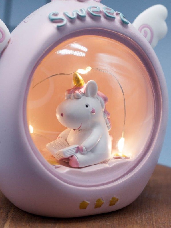 Ночник "Шар Единорог", розовый