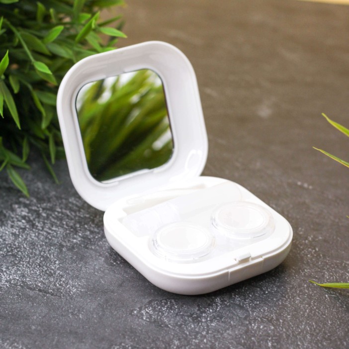 Контейнер для линз «Smooth», white 