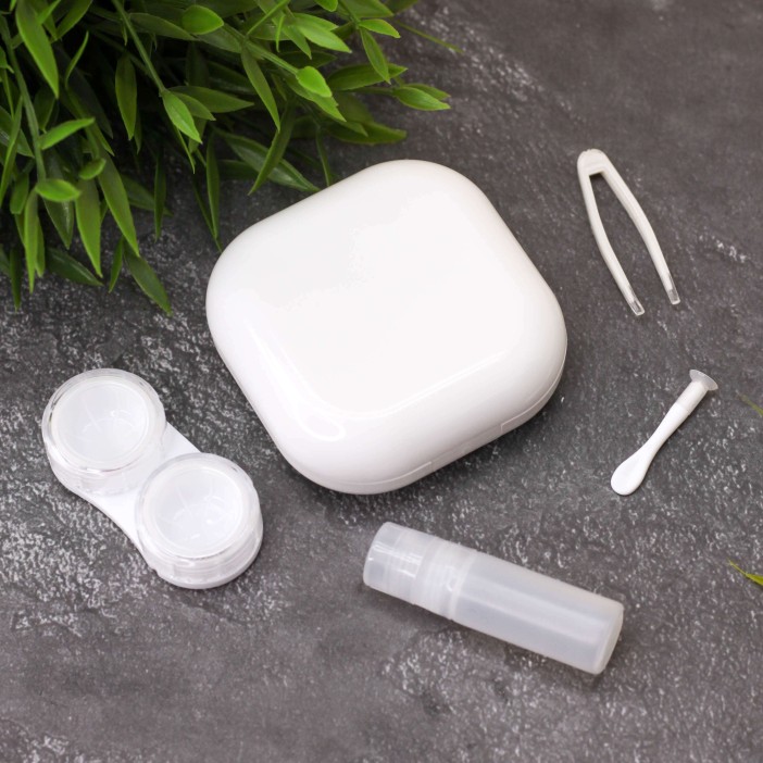 Контейнер для линз «Smooth», white 