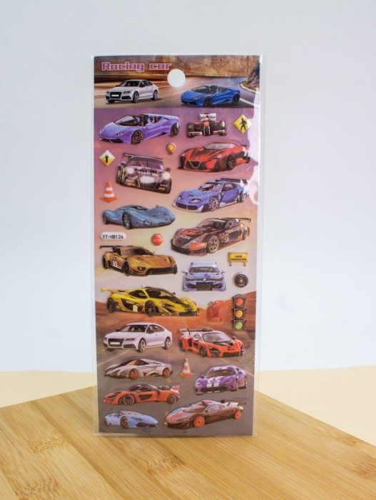 Наклейки "Machine race" 