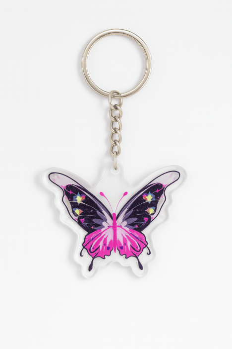 Брелок акриловый iLikeGift &quot;Dark Butterfly&quot; 
