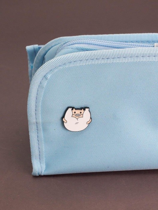 Значок металлический iLikeGift &quot;Piggy upside down&quot; 